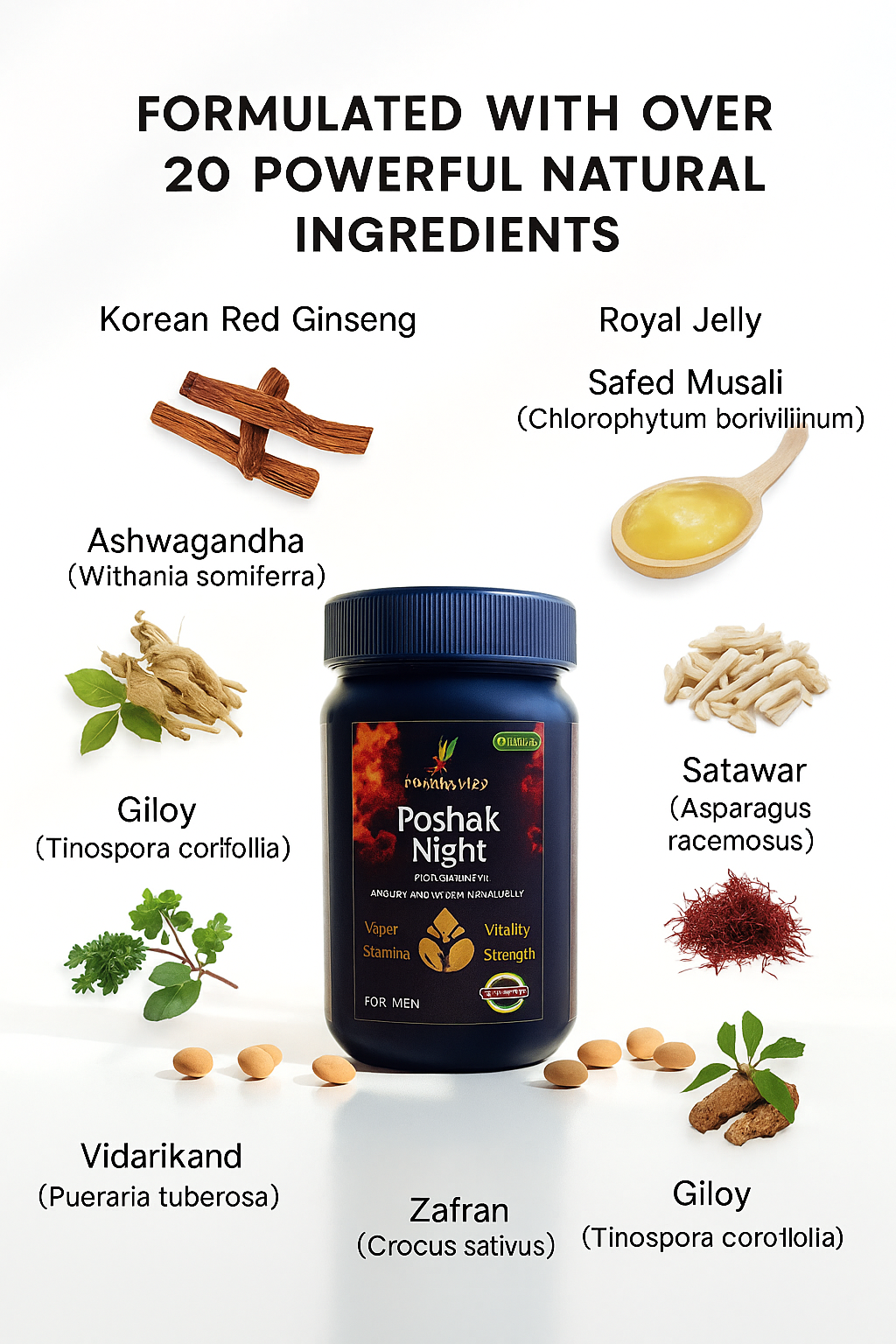 PoshakVeda™ Poshak Night Ayurvedic Jam