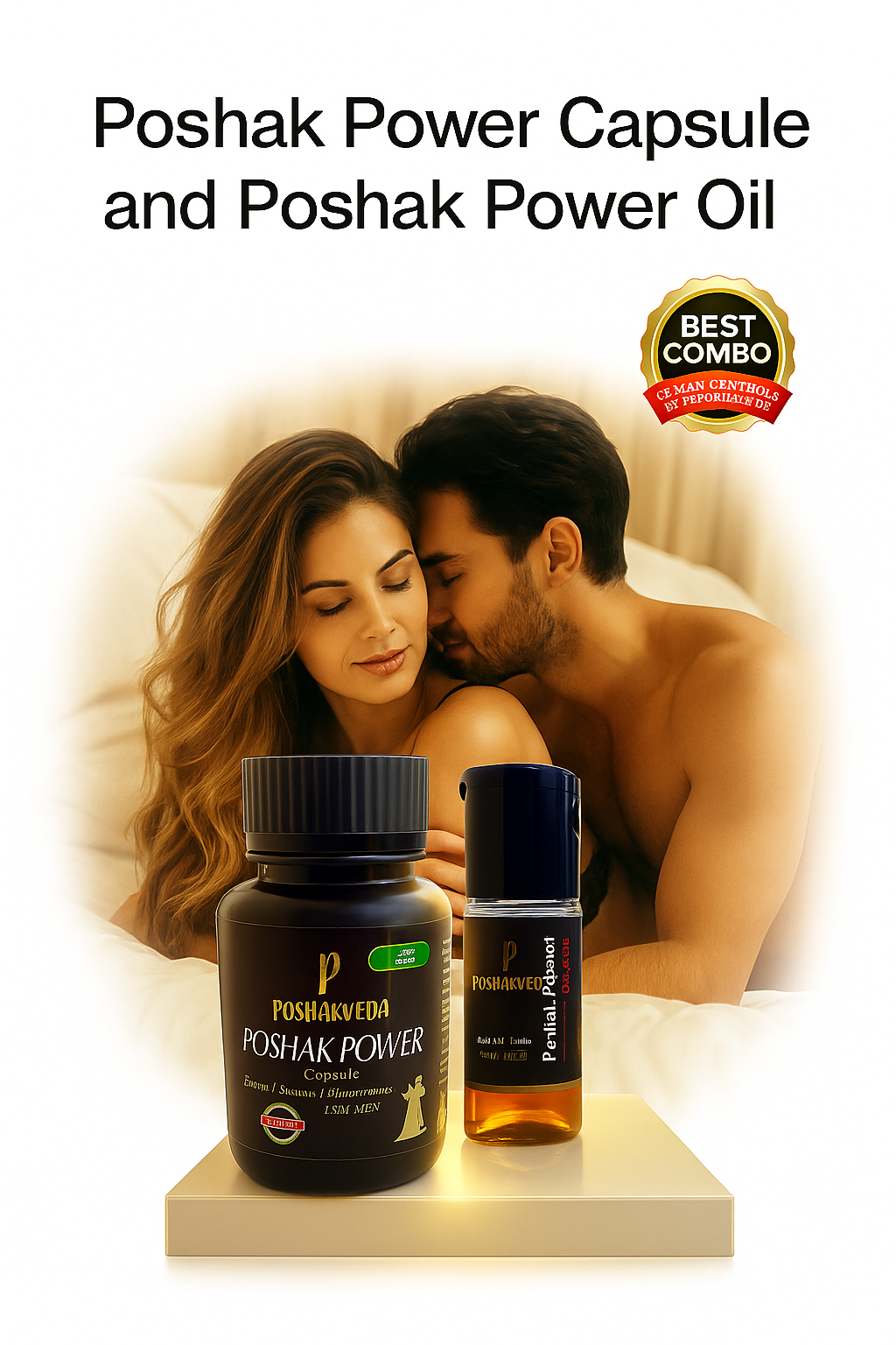 PoshakVeda™  Poshak Power Capsule and Oil Combo